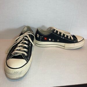 9 Embroidered Platform Converse